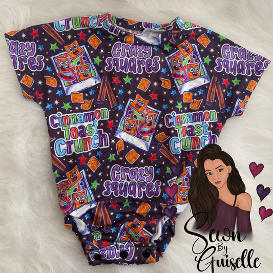Tee Romper 9-12M / Bamboo